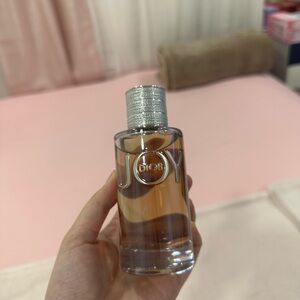 Dior JOY Bottle in Pink-Ambre With Silver Cap